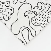 サンタピシンプルングデザイン フリースブランケット (角)