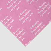 サンタピンクのクリスマスから愛の名前 薄葉紙 (詳細)