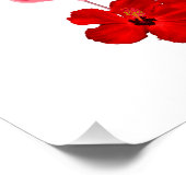 サンタピンクフラミンゴクリスマスツリー ポスター (コーナー)