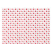 サンタピンクフラミンゴクリスマスホリデーパターン テーブルクロス (正面(横))