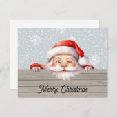 サンタピークアブー クリスマスカード (正面/裏面)