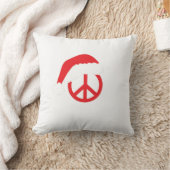 サンタピースのサインHo Ho HoとSanta Hat クッション (ブランケット)