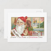 サンタファッションドーとトントゥ シーズンポストカード (正面/裏面)