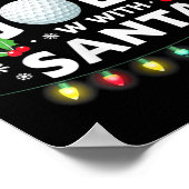 サンタファミリーと一緒に遊ゴルフする可能性が最も高い女性 ポスター (角)