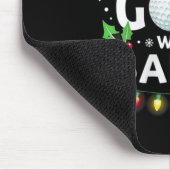 サンタファミリーと一緒に遊ゴルフする可能性が最も高い女性 マウスパッド (コーナー)