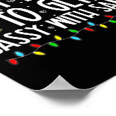 サンタファミリーのキリストと一緒におもしろいをする可能性が最も高い ポスター (角)