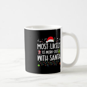 サンタファミリークリスマと一緒に働く可能性が最も高い コーヒーマグカップ