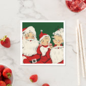 サンタファミリークリスマス スタンダードカクテルナプキン (インサイチュ)
