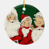 サンタファミリークリスマス セラミックオーナメント (裏面)