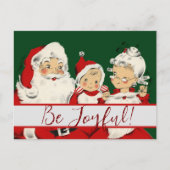 サンタファミリークリスマス ポストカード (正面)