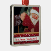 サンタファミリークリスマス メタルオーナメント (右)