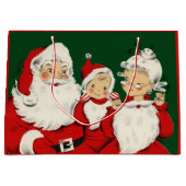 サンタファミリークリスマス ラージペーパーバッグ (正面)