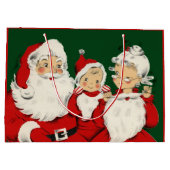 サンタファミリークリスマス ラージペーパーバッグ (裏面)