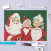 サンタファミリークリスマス 薄葉紙 (クラフト)