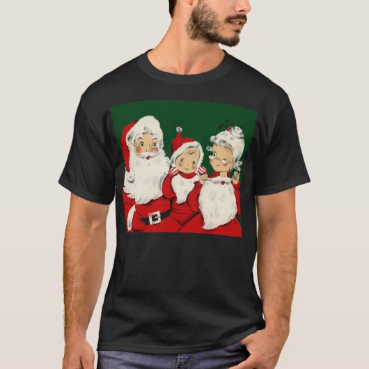 サンタファミリークリスマス Tシャツ (正面)
