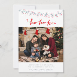 サンタファミリーフォトプライドのクリスマスカード シーズンカード