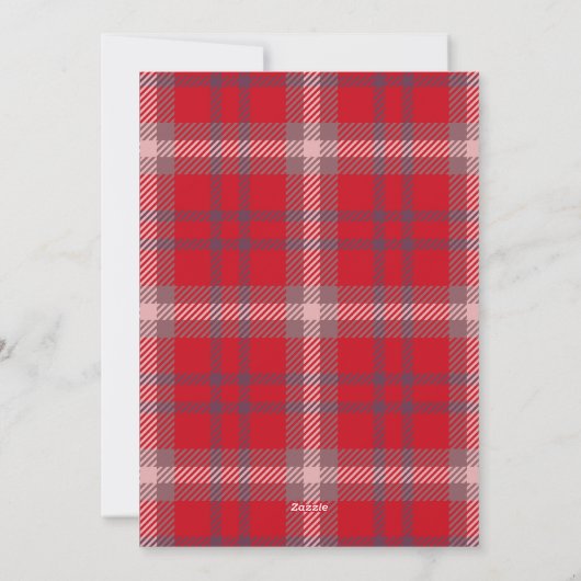 サンタファミリーフォトプライドのクリスマスカード シーズンカード (裏面)