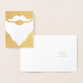 サンタファーザークリスマスホワイトひげ金ゴールドカード 箔カード (ディスプレー)