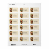 サンタフィリングストッキングヴィンテージ住所 シール (フルシート)