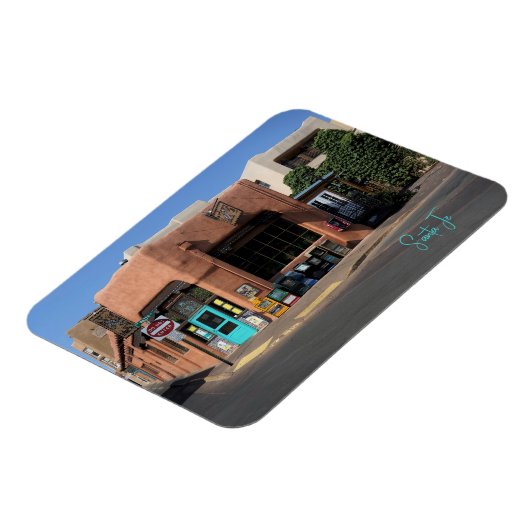 サンタフェお気に入りのニューメキシコの皆さんのカフェ マグネット (左側)