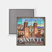 サンタフェのアドビ建築 🏜️ マグネット (正面/裏面)