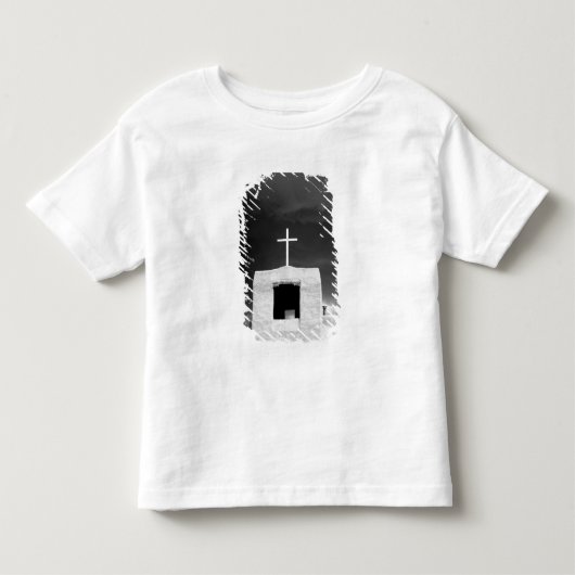 サンタフェのサン・ミゲル教会の十字架 トドラーTシャツ (正面)