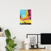 サンタフェのチーフウェイのヴィンテージ旅行ポスター ポスター (ホームオフィス)