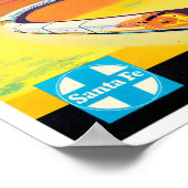 サンタフェのチーフウェイのヴィンテージ旅行ポスター ポスター (角)