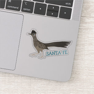 サンタフェのロードランナーの鳥によって着色される鉛筆の芸術 シール