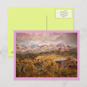 サンタフェの挨拶 ポストカード (正面/裏面)