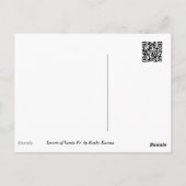 サンタフェの秘密 ポストカード (裏面)