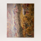 サンタフェの雪 ジグソーパズル (縦)