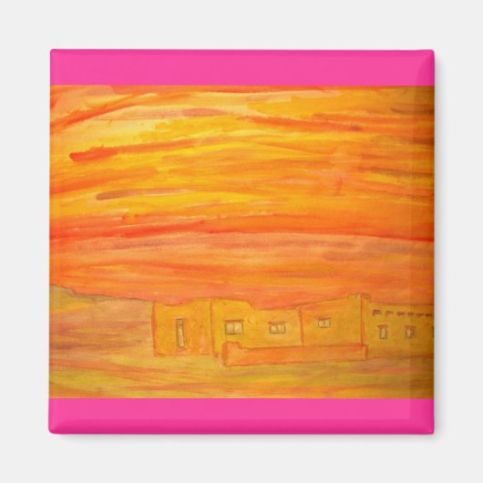 サンタフェアドビスカイ マグネット (正面)