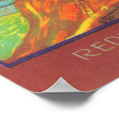 サンタフェオレンジラベルレッドランズ（カリフォルニア州） ポスター (角)