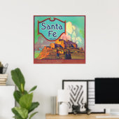サンタフェオレンジラベルレッドランズ（カリフォルニア州） ポスター (ホームオフィス)