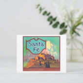 サンタフェオレンジラベルレッドランズ（カリフォルニア州） ポストカード (スタンド正面)