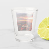 サンタフェニューメキシコサンセット ショットグラス (裏面)