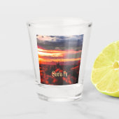 サンタフェニューメキシコサンセット ショットグラス (正面)