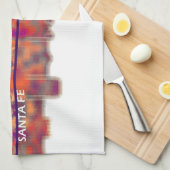 サンタフェニューメキシコスカイライン キッチンタオル (四つ折り)