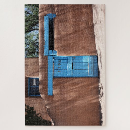 サンタフェニューメキシコブルードアシーニック ジグソーパズル (縦)