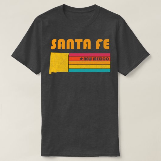 サンタフェニューメキシコヴィンテージ動揺して土産 Tシャツ (デザイン正面)