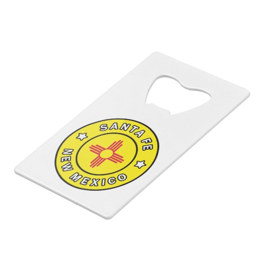 サンタフェニューメキシコ クレジットカード栓抜き (正面アングル)