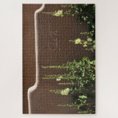 サンタフェニューメキシコAdobe & Hollyhocks風光明媚 ジグソーパズル (縦)