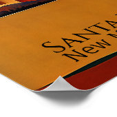 サンタフェミニマル抽象芸術 ポスター (角)