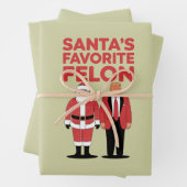 サンタフェロンお気に入りのトランプ共和党員 ラッピングペーパーシート (インサイチュ)