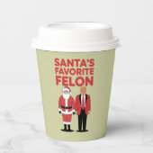 サンタフェロンお気に入りのトランプ共和党員 紙コップ (正面)