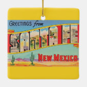 サンタフェヴィンテージ挨拶 セラミックオーナメント (裏面)