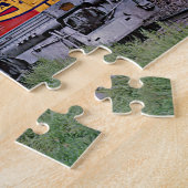 サンタフェ型気動車鉄道機関鉄道 ジグソーパズル (側面)