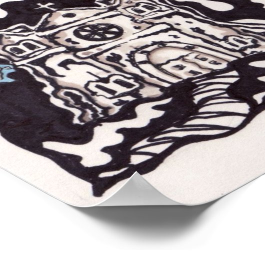 サンタフェ帯層 ポスター (角)