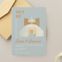 サンタフェ結婚ス結婚式招待状 招待状